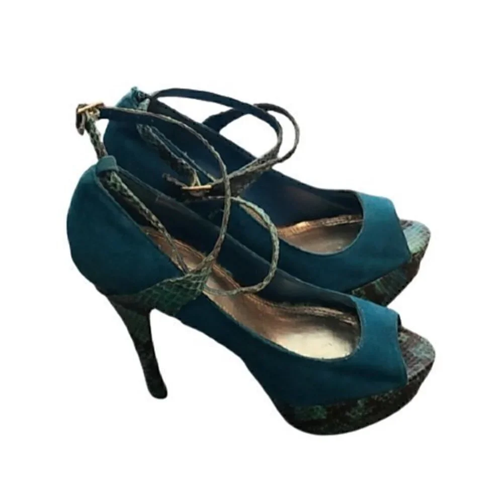 [Bakers] Harlee Open Toe Platform Heels- Size 7.5M